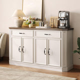 55" Sideboard Buffet Cabinet with 2 Storage Drawers & 4 Doors