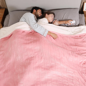 Heated Blanket, Dual Control Electric Blanket