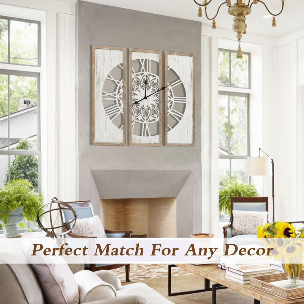 Unique 30" Wall Clock Decor