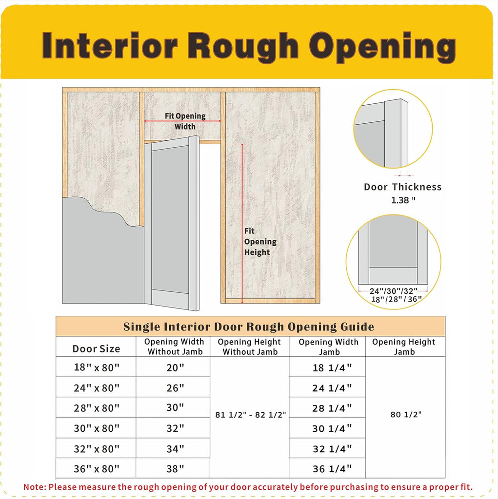 Prehung Door, Louver-Panel Door Slab with Door Jamb Hardware Kit & Black Door Lever, 30" x 80" Interior Door for Closet Bedroom Pantry, Easy Assemble - Right-Handed with Hinges