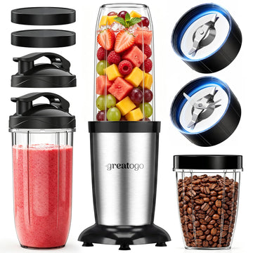 Bullet Blender, Personal Countertop Kitchen Small Smoothie Blender