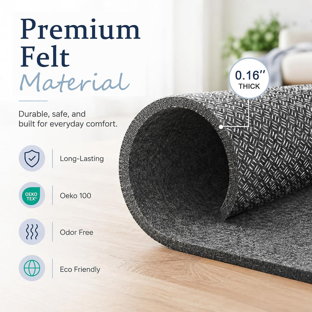 9x12 Non Slip Rug Pad Gripper Cushioned Carpet Pads - Set of 108