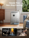 Portable Air Conditioner 318S, 8000 BTU ASHRAE (5000 BTU DOE) Smart AC Unit for Bedroom with Drainage-free Cooling