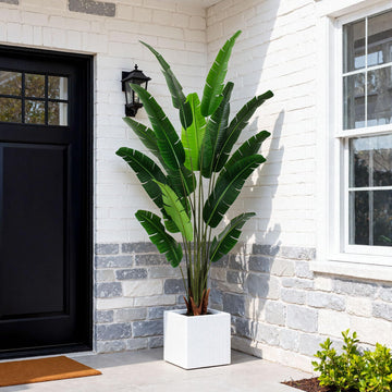 7 FT Artificial Bird of Paradise Plants Decoration Large Fake Tree