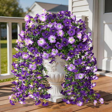 Artificial Fake Flowers Plants Spring Summer Decoration - Set of 2