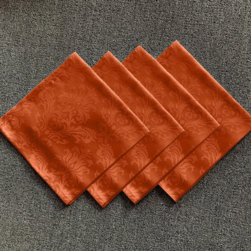 Fall Thanksgiving Cloth Napkins 20 x 20 Inch Set of 4