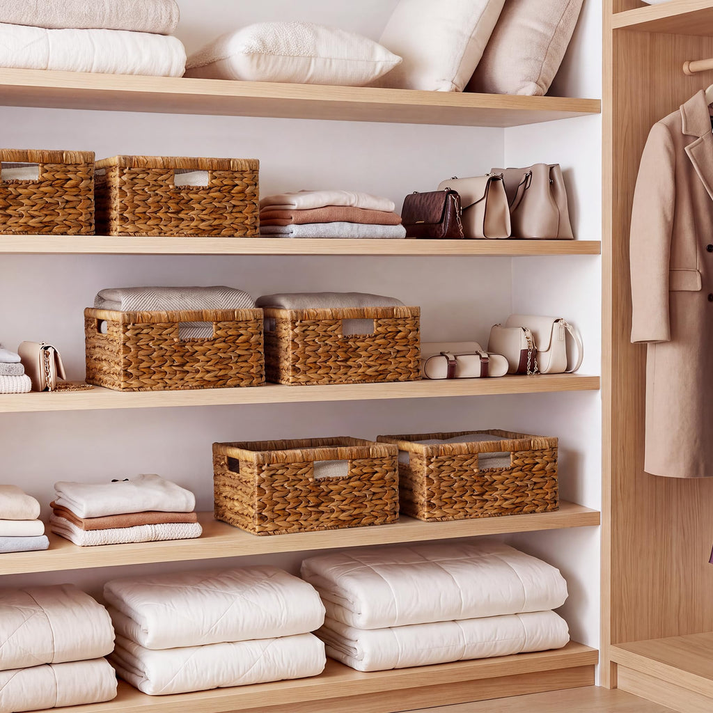 Decorative Baskets, Large Wicker Baskets for Organizing