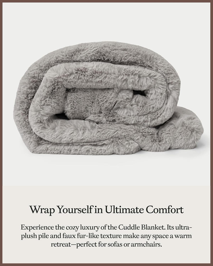 Cuddle Blanket, Faux Fur Ultra-Soft Luxury Throw Blanket