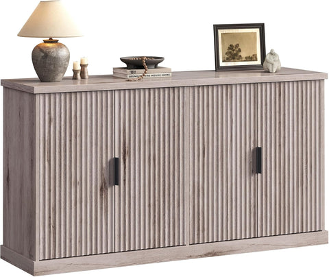 MAXE Collection - Buffet Cabinet, Fluted Console Cabinet, Sideboard with Adjustable Shelves