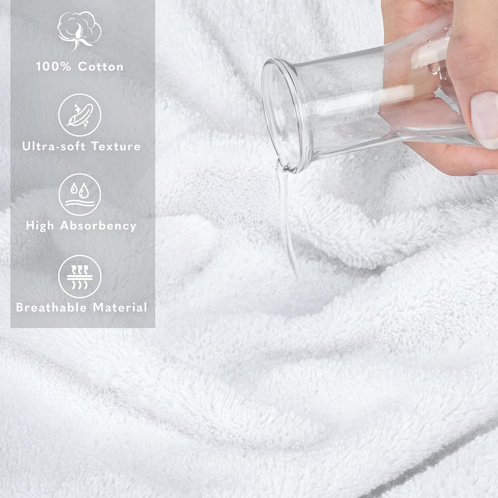 Soft Linen 100% Cotton Luxury Turkish Towels, 40x80 XL Bath Sheet | Soft Absorbent Quick Dry OEKO Tex Standard 100