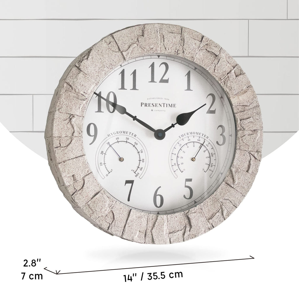 Sandstone Outdoor Clock - Coastal Sandstone