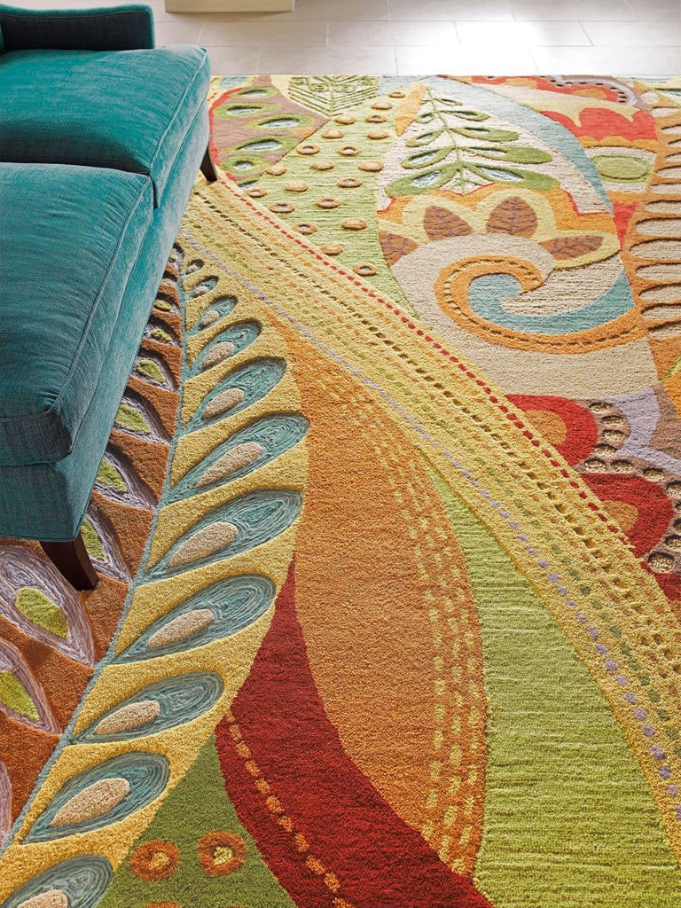 Area Rug Wool 8' x 10' Multicolor