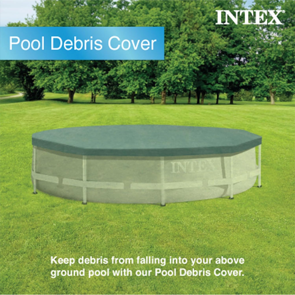 Metal Frame 10ft x 30in Round Above Ground Swimming Pool Set Bundle | 26175EH - 330 GPH Cartridge Filter Pump & Pool