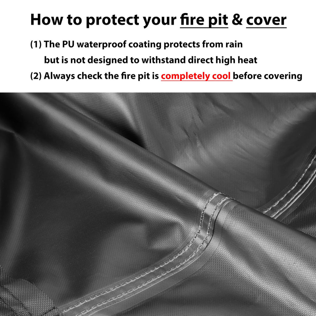 Fire Pit Cover Rectangle for Oakland Fire Tables, 48x36x22"