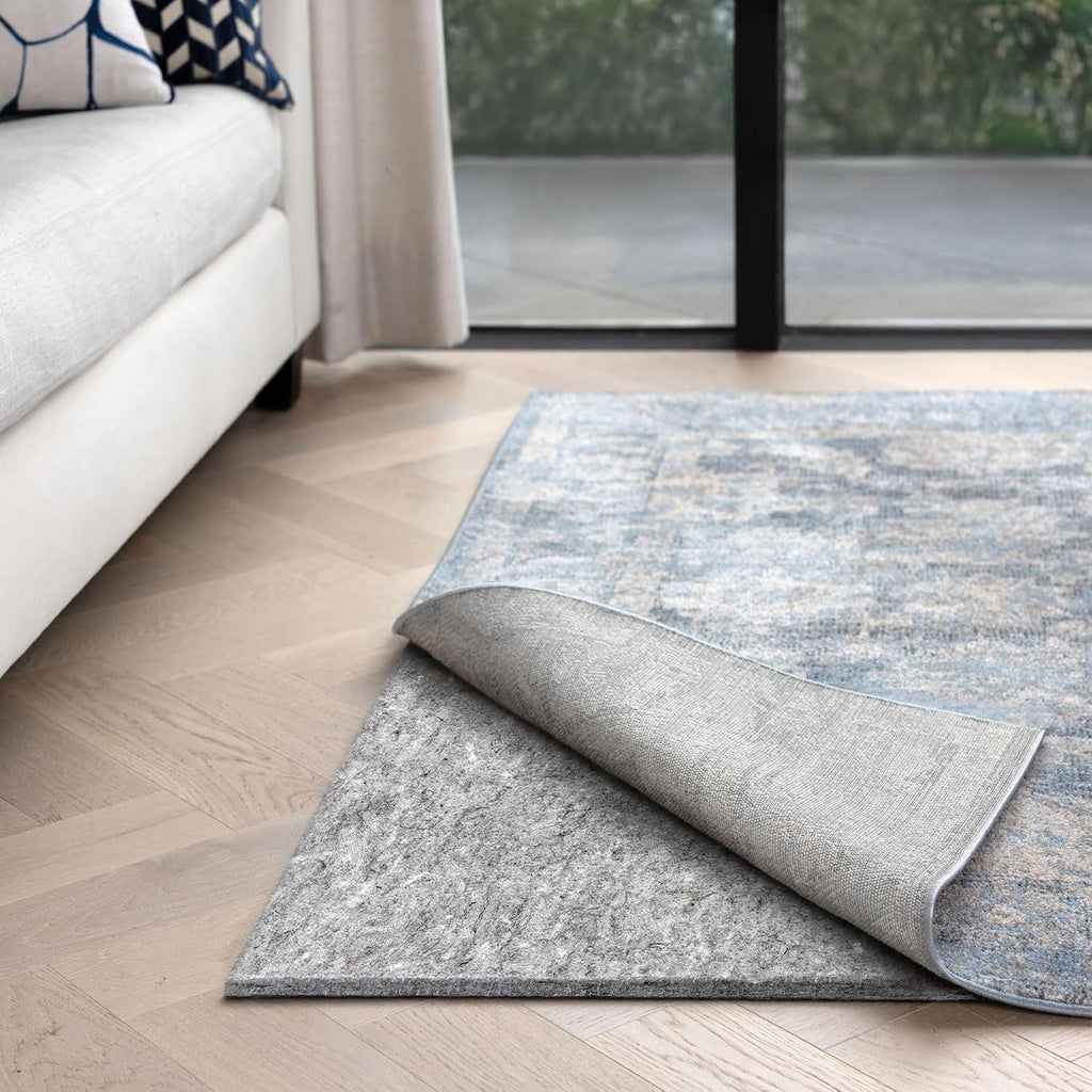 Eco-Complete - 9'x12' - 1/2" Thick - Premiere Felt and Rubber Non-Slip Rug Pad, Made in USA, Low VOCs, 5-Year Warranty - Set of 108