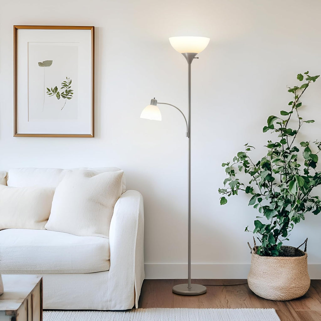 Sky Dome Plus LED Floor lamp, Torchiere Super Bright Floor Lamp with Reading Lamps & Offices