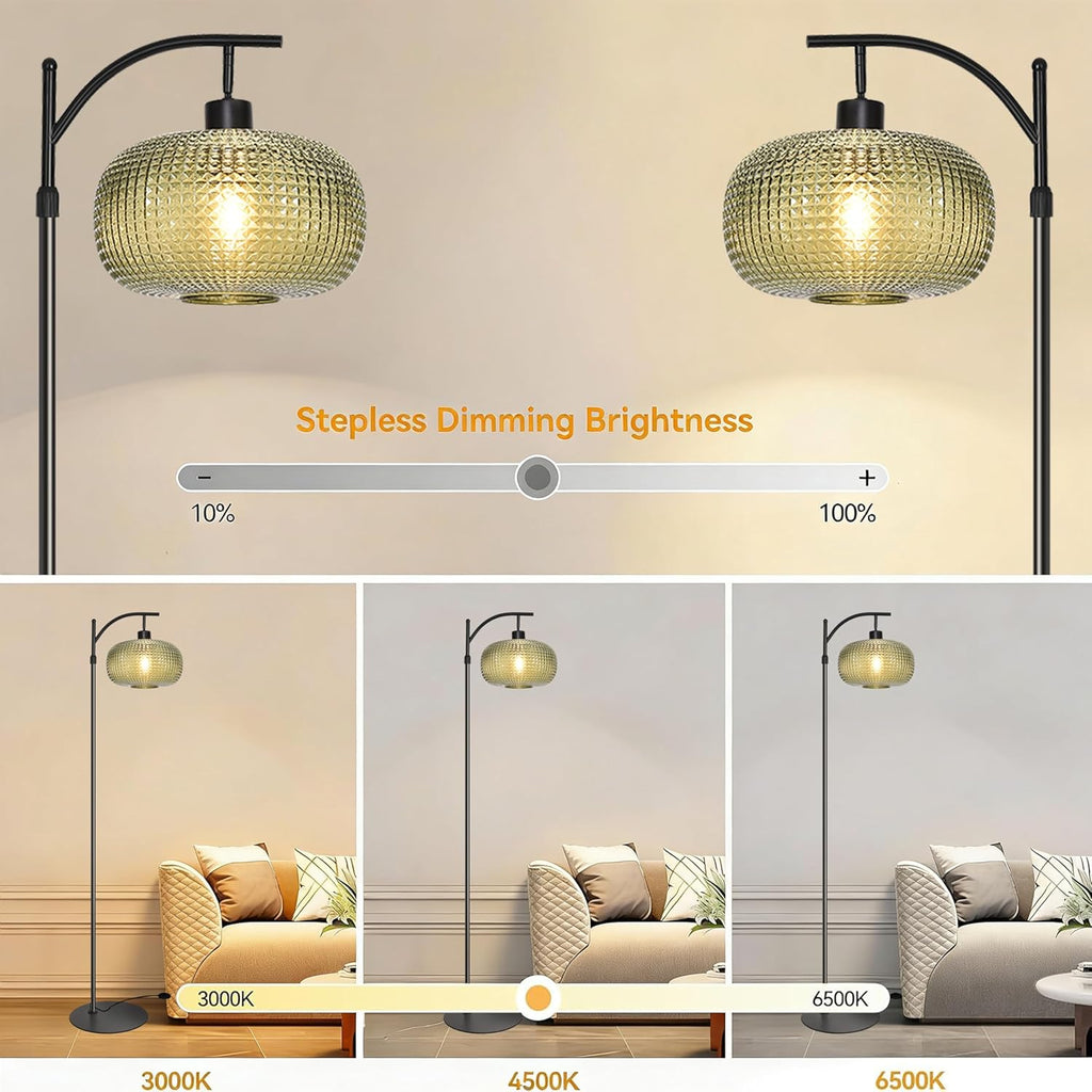 Floor Lamp,Mid Century Modern Standing Lamp with Remote