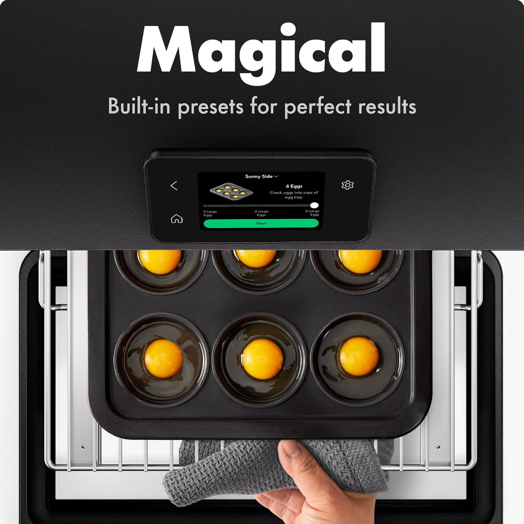MiniOven Smart Toaster Oven Air Fryer Combo, 11-in-1 Countertop Convection Oven, Bake, Broil, Air Fry, Broil