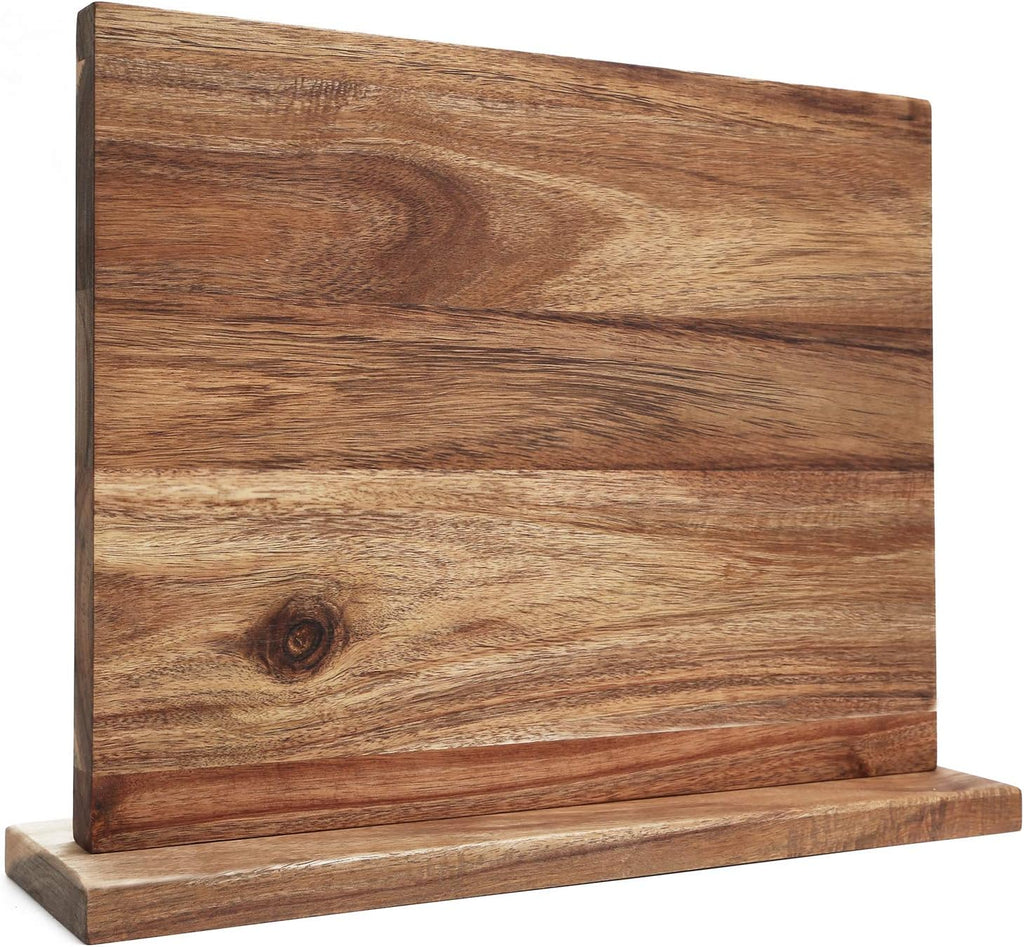 Large Magnetic Knife Holder,Acacia Wooden Magnetic Knife Block 16 X 12 Inches,Rack Magnetic Universal Stands with