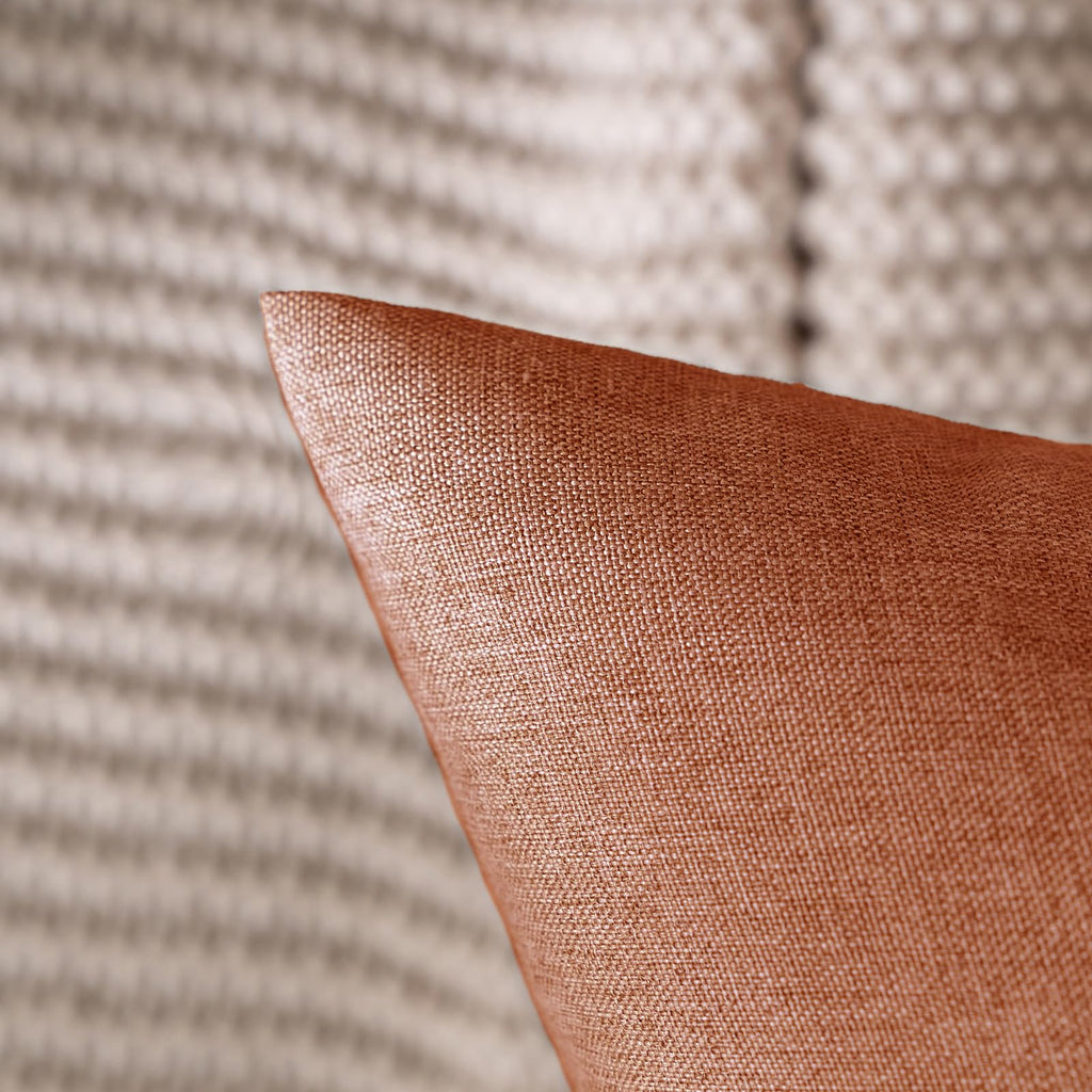Decorative Outdoor Pillow Covers Fall 16x16 Rust