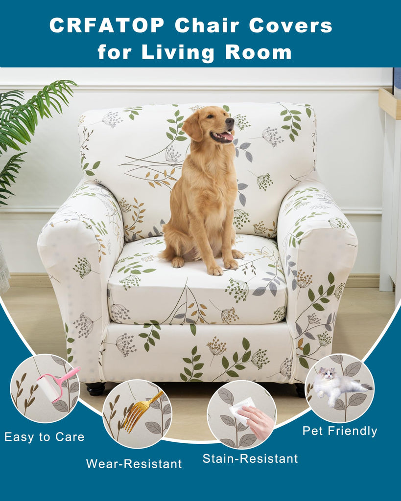 Armchair Chair Covers Sofa Couch Slipcover, C02