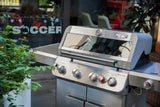 4+1 Burner Propane Gas Grill, 62,000 BTU Stainless Steel BBQ Grill with Side Burner and Knob Controls for Patio and Garden Outdoor Cooking