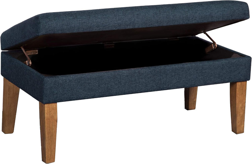 Home Decor | Upholstered Decorative Storage Ottoman Bench | Ottoman Bench with Storage | Decorative Home Furniture