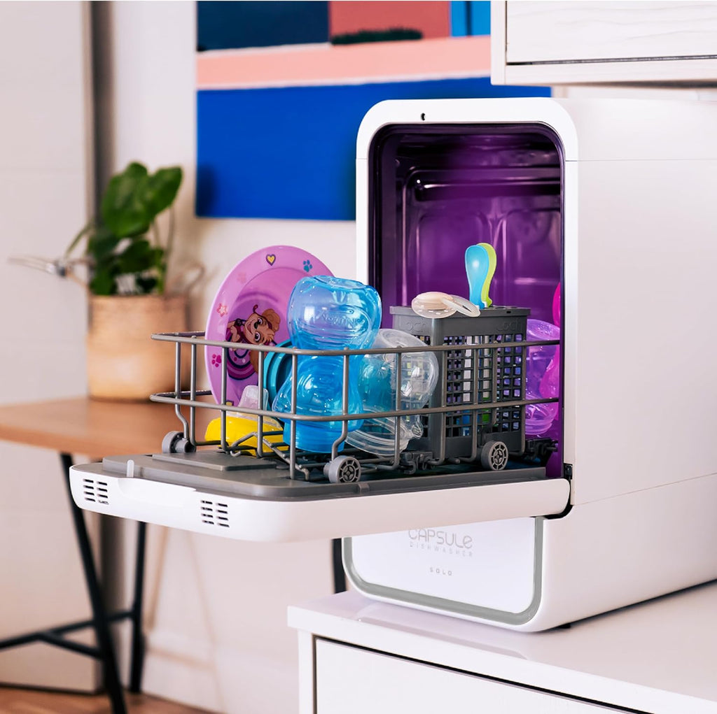 CounterTop Dishwasher Capsule - Compact Dishwasher - 10 Programmes, Touch Control, Auto-drying, Baby Care & Fruit Wash