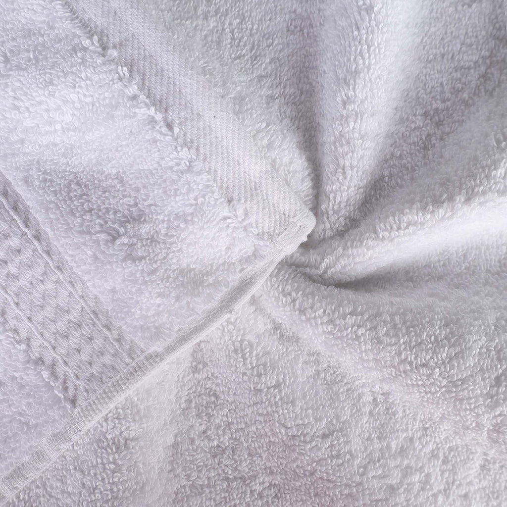 Egyptian Cotton Pile Heavyweight Bath Sheet, 2 Piece Set, White | Highly Absorbent, Ultra Soft Luxury 800 GSM Towel