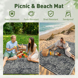 Outdoor Rug 9x12 Waterproof-Patio Rug Mat Outdoor RV Camping Picnic Beach Mat Plastic Straw Rugs Out