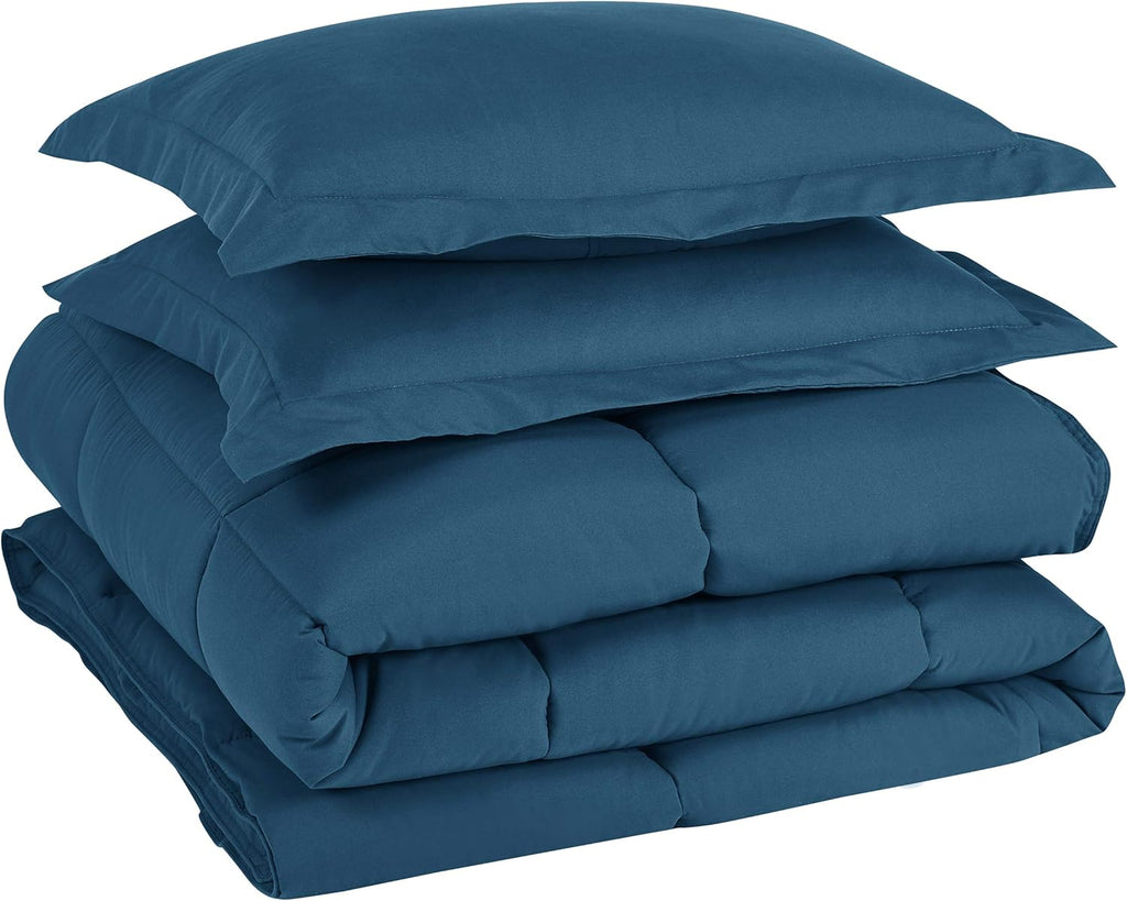 Chezmoi Collection 3-Piece All Season Oversized King Comforter Set Teal