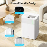 52 Pints Dehumidifier for Home, 4500 Sq. Ft Dehumidifier for Basement with Drain Hose, 3 Modes, Ultra Quiet