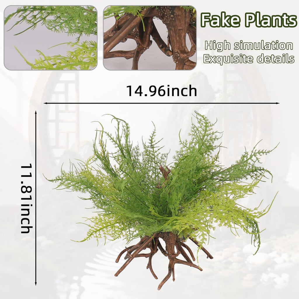 Fake Plant Artificial Greenery Potted Plants, Fake Plants Decor Indoor, Faux Greenery Desk Farmhouse Bathroom Shelf