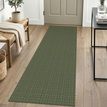 Washable Runner Rug 2x6 Non Slip Runners s Entryway Runner Indoor, Kitchen Rugs Woven Cotton Floor Carpet Hall