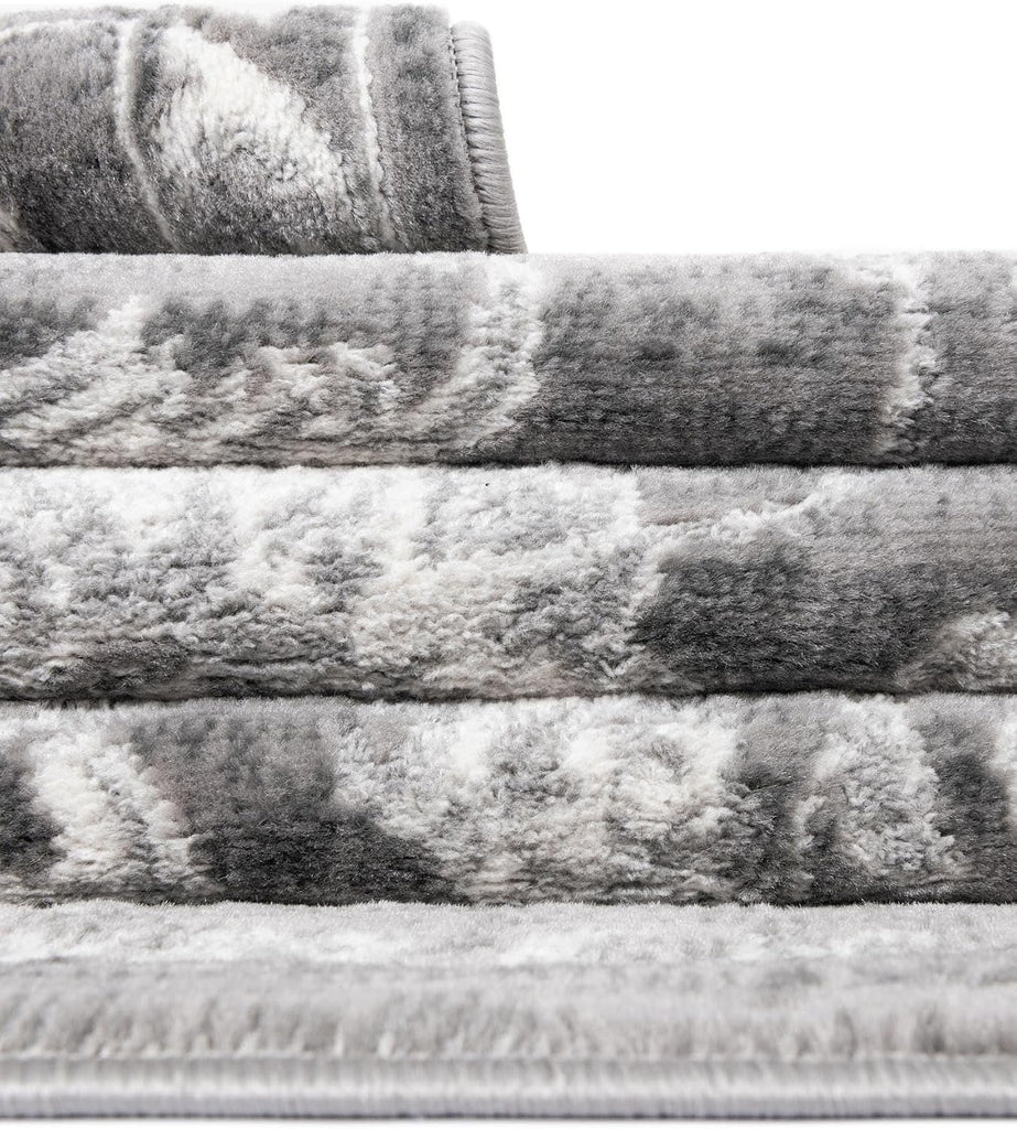 Boston Rug - 10' x 14' Gray Low-Pile Rug