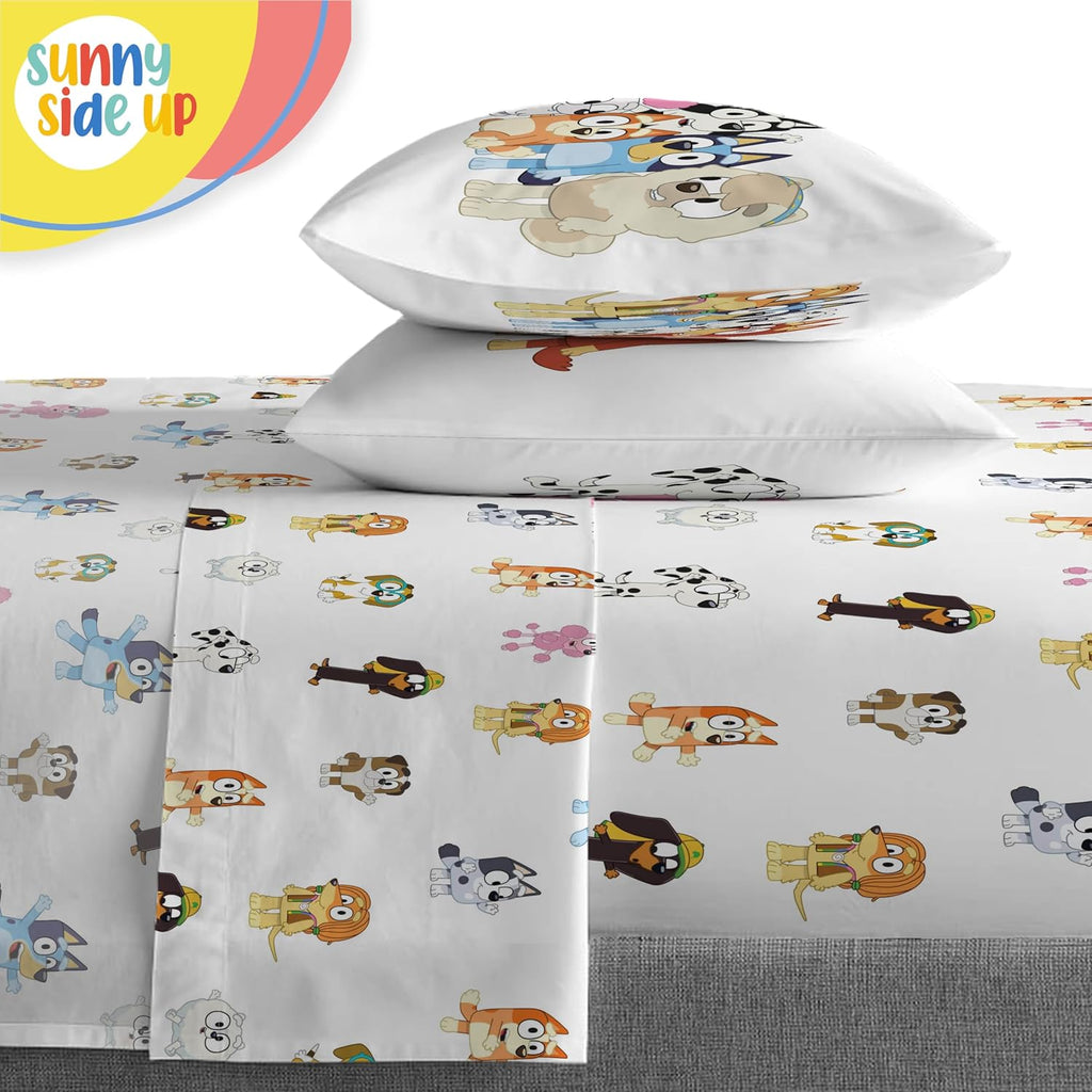 Friends Comforter Set - 7 Piece Kids Bedding Includes Comforter, Sheets & Pillow Cover - Super Soft