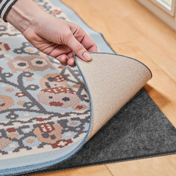 Waterproof Rug Pad, 9x12 Ft Under Area Rug Carpet Pad, Non Slip Rug Pads for All Floors and Hardwood Floors Finishes - Set of 108