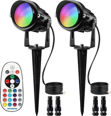 RGB Low Voltage Color Changing Landscape Lights Remote Control Waterproof LED Landscape Lighting for Yard Garden