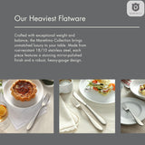 Silverware Set for 8 | 18/10 Stainless Steel Flatware Set | Mirror Finish, Heavy-Duty, Dishwasher Safe
