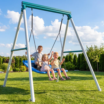 Heavy Duty Saucer Swing with Stand