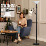 71'' Floor Lamps, Tall Floor Lamp with Adjustable Angle Arc Reading lamp