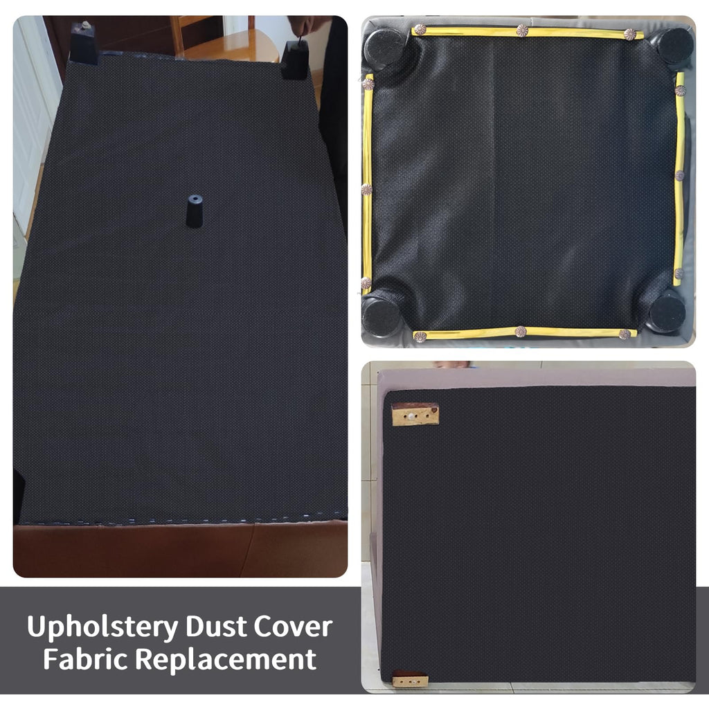 Upholstery Cambric Dust Cover Fabric, 60 Inch x 3 Yard, Replacement Material for Bottom of the Sofas, Chairs