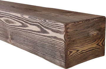 Shelf 72", Extra Wide Rustic Wood Mantles for Over Fireplace, Wall Mounted Floating Mantel Shelves for