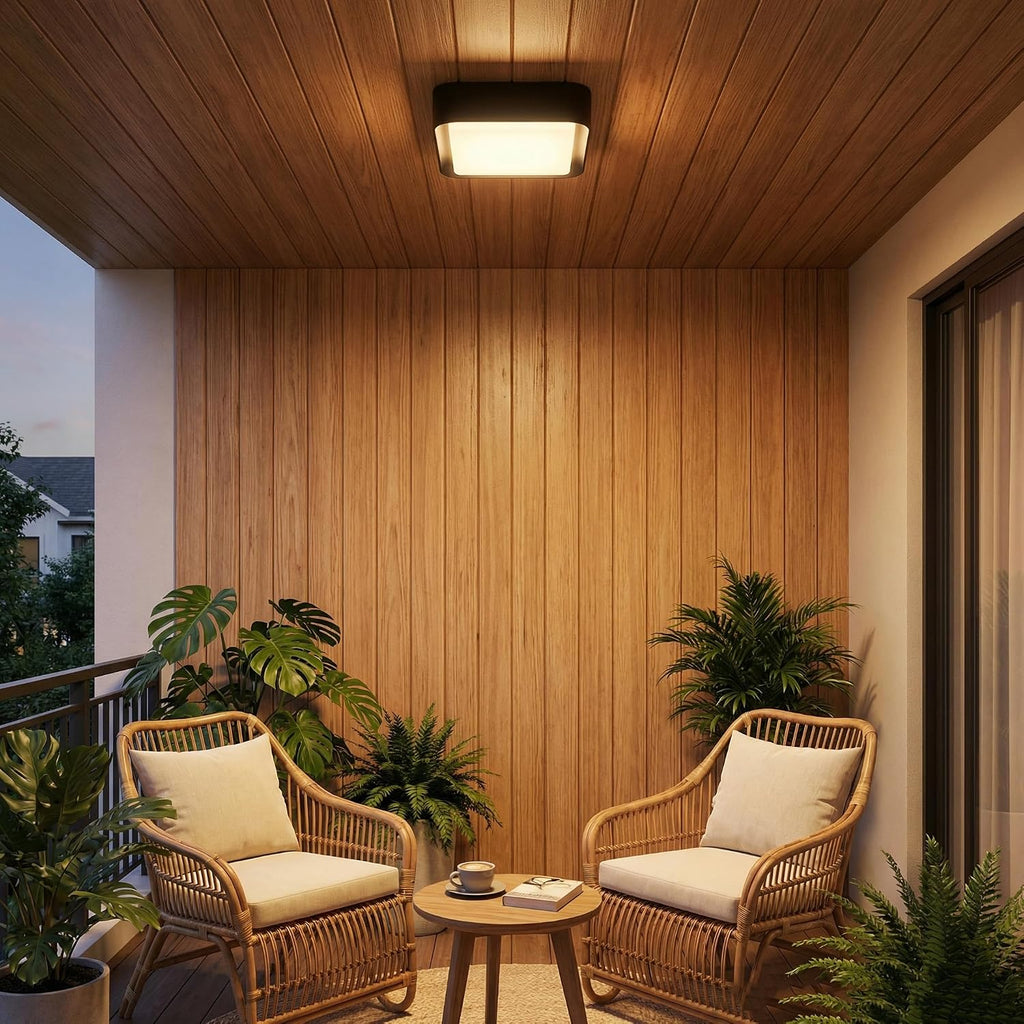 Outdoor Ceiling Light for Porch, Durable & Weatherproof, Easy Installation