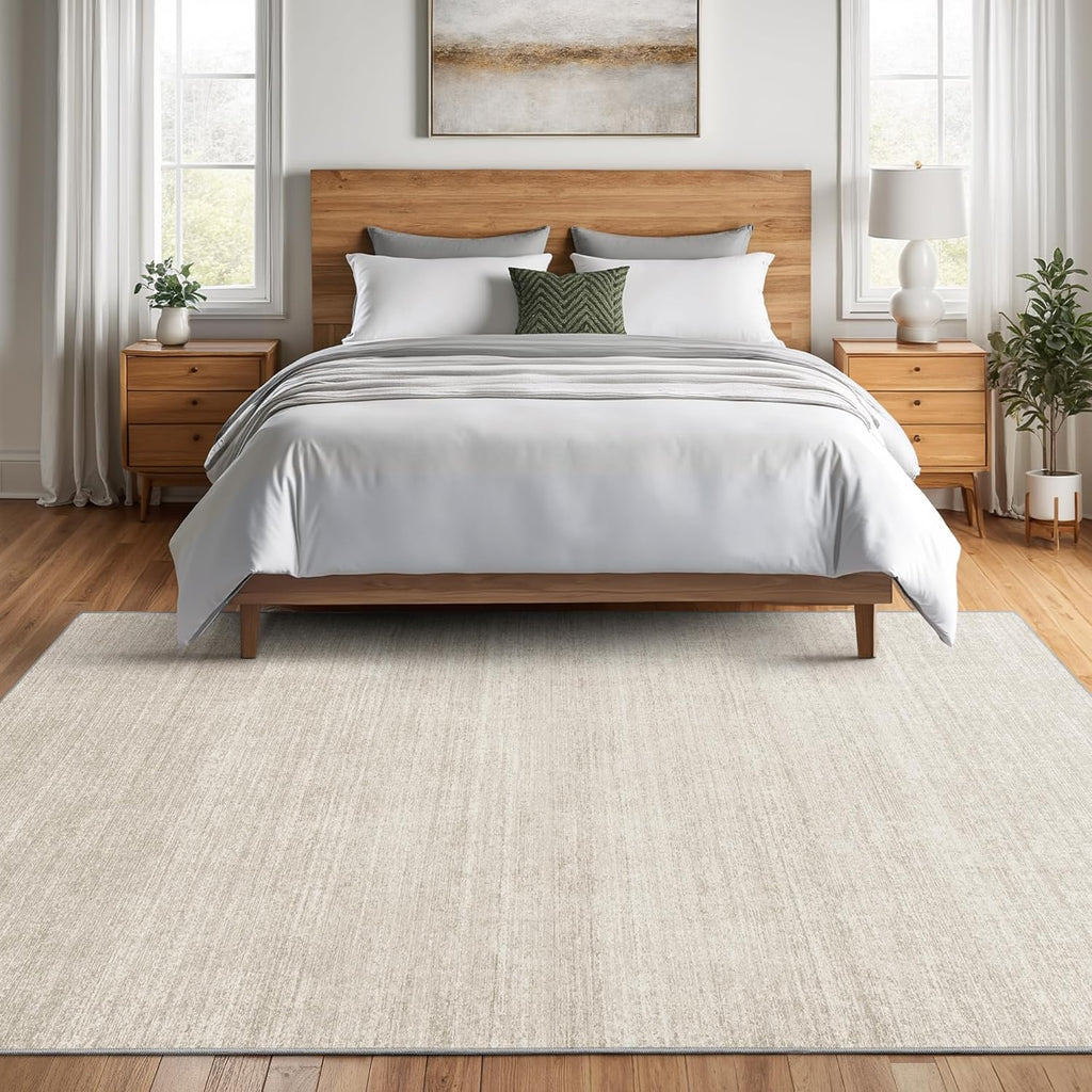 Area Rugs 9x12 Living Room - Stain Resistant 9x12 Area Rugs for Living Room, Non Slip Backing Printe