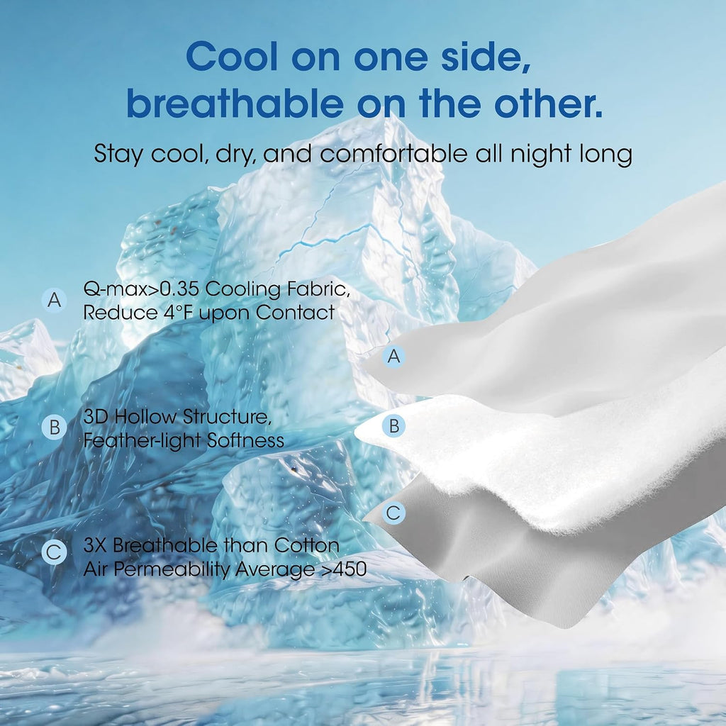 Cooling Comforter Twin XL Size, Breathable Summer Blanket for Hot Sleeper