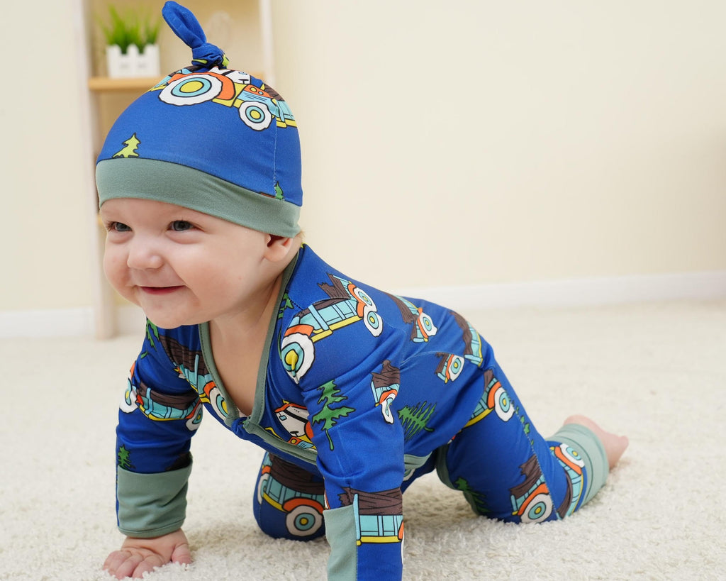 Infant Baby Boy Clothes Newborn Essentials Fall Winter Spring Coming Home Outfit Shower Gifts 2 Way Zipper Romper