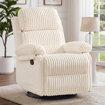 Rocking Recliner Chair, Nursery Rocker Chair for Adults, Small Recliners for Small Spaces, Swivel Rocker Recliner