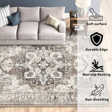 Washable 10x14 Area Rugs: Rugs for Living Room Ultra Soft Carpet for Bedroom Waterproof Rug Non Slip