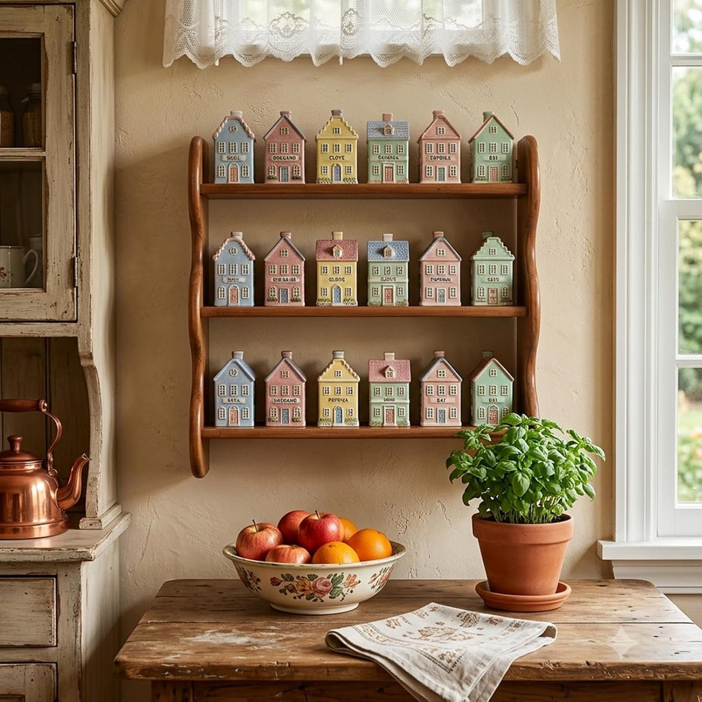 Floating Shelves For Wall - 100% Solid Wood Wall Shelf 3-Tier, Vintage Shelf Wall Mounted Storage Rack, Farmhouse
